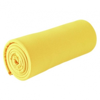 Napínací žerzejové prostěradlo Jersey, 90-100x190-200 cm - žlutá
