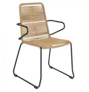 Židle s područkami Filea - béžová