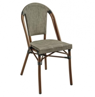 Židle bez područek Rimalia - šedá melír.
