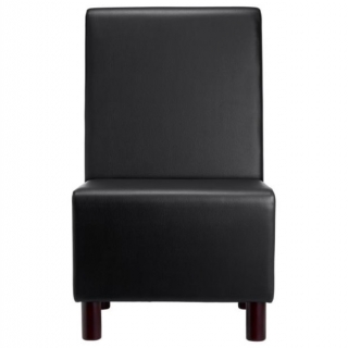 Polstrovaná židle Medley - černá