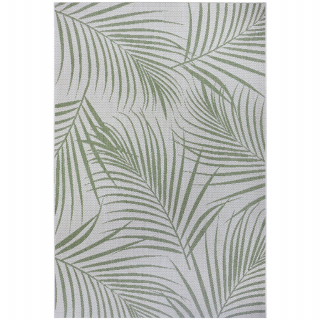 Koberec Venice, 150x80 cm - krémová bílá/zelená