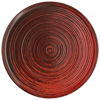 Talíř plochý s okrajem Etana, 27 cm - červená