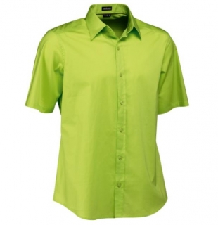 Pánská košile Bruce, krátký rukáv - zelené jablko