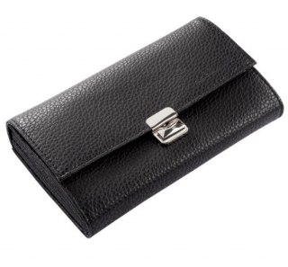 Číšnická peněženka Fred, 10,5x17,5 cm  - černá
