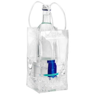 Chladící box na láhve Ice-bag®, 22 cm - čirá