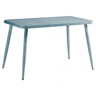 Stůl obdélníkový Atelio, 120x75 cm - vintage modrá