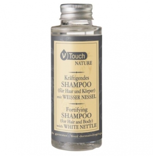 Pečující série V-Touch Nature - šampon (na vlasy a tělo), 40 ml