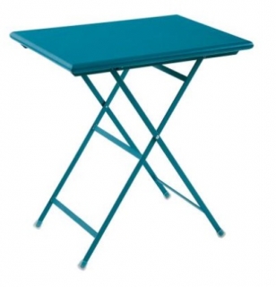 Stůl Sunny, obdélníkový 70x50 cm - modrá
