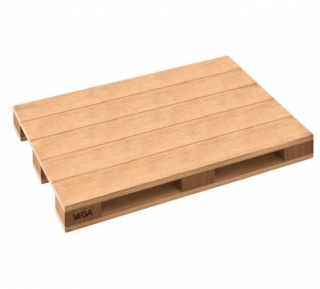 Dřevěná paleta na servírování Arawa, 30x20 cm - bez nožek