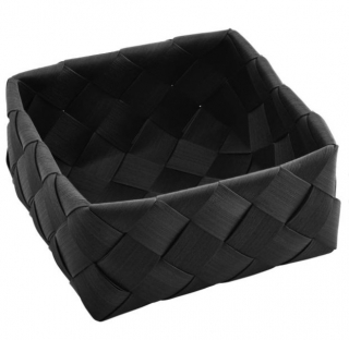 Košík na pečivo Larina, 19x19 cm - černá