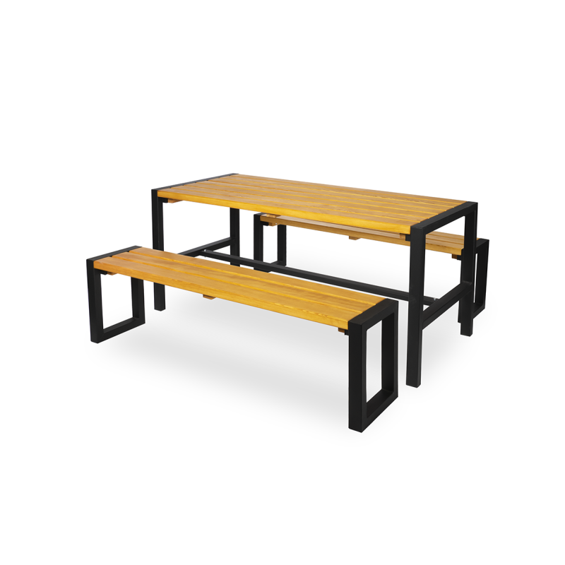 Pivní set dřevěný 180x70 cm