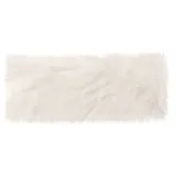 Dekorativní běhoun Bergen, 30x80 cm - krémová bílá