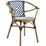 Venkovní židle Estilo - modrá