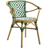 Venkovní židle Estilo - zelená