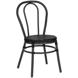 Židle Gussago, černá