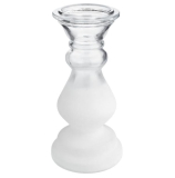 Váza Beven, 11,5x24 cm - čirá/bílá
