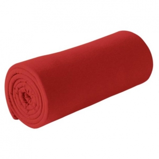 Napínací žerzejové prostěradlo Jersey, 180-200x190-200 cm - červená