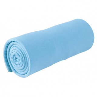 Napínací žerzejové prostěradlo Jersey, 90-100x190-200 cm - sv. modrá