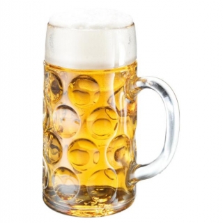 Pivní sklenice, 1300 ml - cejch 1 l