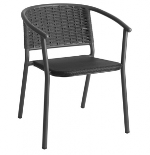 Venkovní židle Tacoma - antracitová