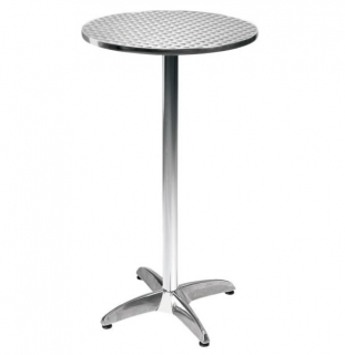 Barový stůl Limona, 60x110 cm - stříbrná