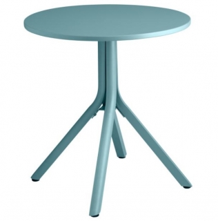Stůl Pavonia, 70x73 cm - modrá