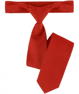 Ruck-zuck předvázaná kravata - červená