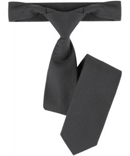 Ruck-zuck předvázaná kravata - antracitová