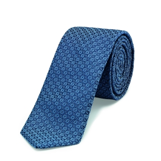Kravata úzká - modrá