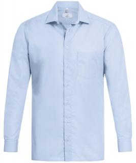 Pánská košile BASIC, dlouhý rukáv - sv. modrá