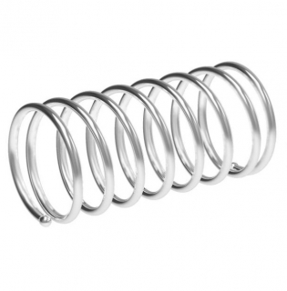 Kroužek na ubrousky Spirale, 4,5 cm - stříbrná