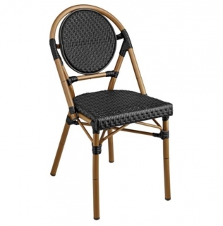Židle bez područek Tolia - sv. hnědá/černá