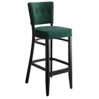 Barová židle Winchester, samet - jedlová