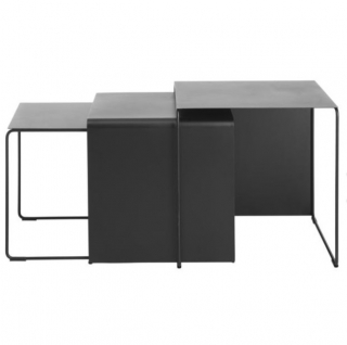 Odkládací stolek Cubo, 49x49x50 cm - černá