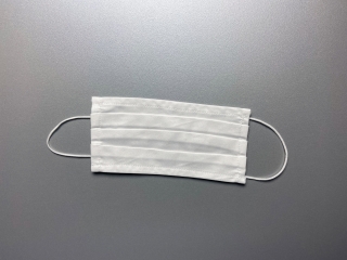 Bavlněná rouška, 18x9,5 cm - bílá