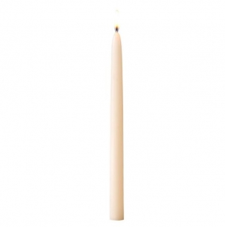 Kónická svíčka Chandel, 2,2x26 cm - krémová bílá