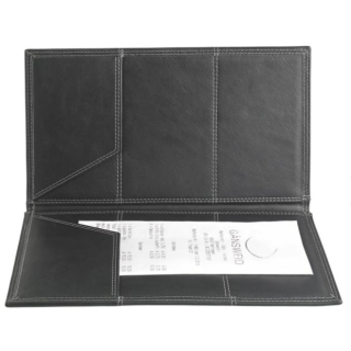Pouzdro na účty Lipuro, 23x13,5 cm - černá