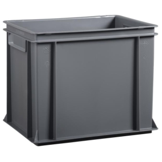Přepravní box, 40x30x32 cm - šedá