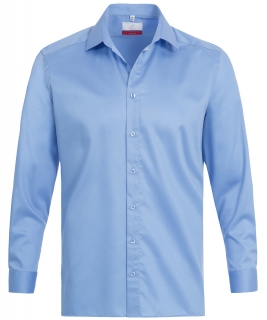 Pánská košile PREMIUM, dlouhý rukáv - modrá