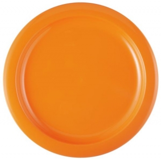 Talíř plochý Colora, 24,1 cm - oranžová