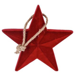 Hvězda Malaika, 17,5 cm - červená - POSLEDNÍ KUSY!