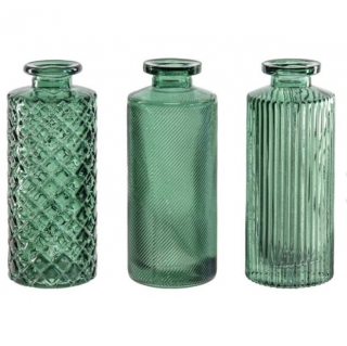 Vázy Nayo, 5,3x13,2 cm - zelená