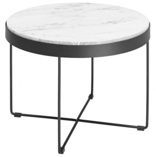 Odkládací stůl Tavolina, 60x46 cm - bílá