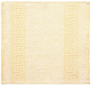Ručník pro hosty Athen, 30x30 cm - žlutá