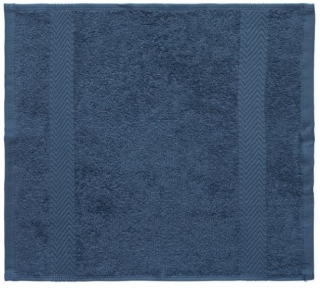 Ručník pro hosty Bermuda, 30x30 cm - tm. modrá