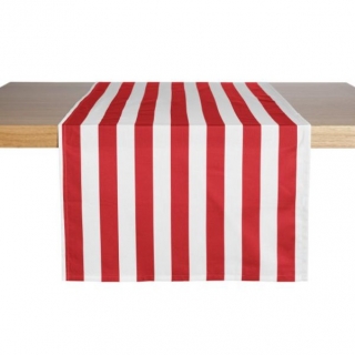 Běhoun Stripe, 40x130 cm - červená