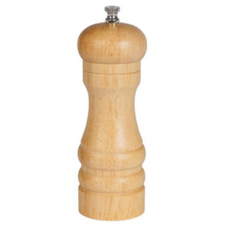Dřevěný mlýnek na sůl Moda, 16,5 cm - natur