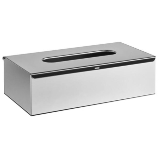 Box na papírové kapesníčky Brooklyn, 27,1x14,8 cm - stříbrná