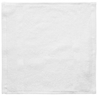 Ručník pro hosty Classico bez bordury, 30x30 cm - bílá