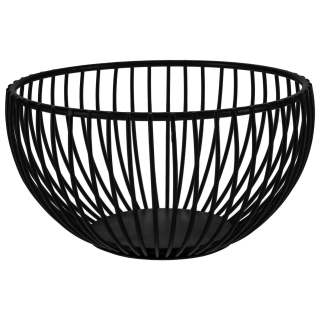 Košík na pečivo Fraser, 15x8 cm - černá